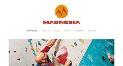 Desktop Screenshot of magnesia-klettern.de